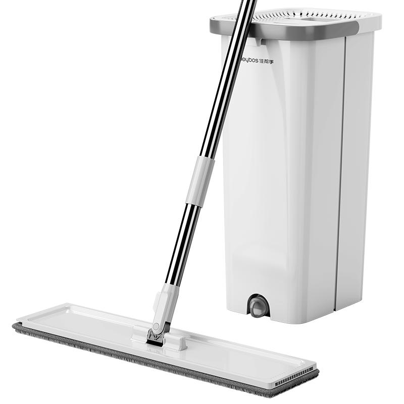 Joybos 佳帮手 40cm拖把免手洗拖把桶懒人平板拖把家用清洁拖布吸水拖地墩布拖地神器