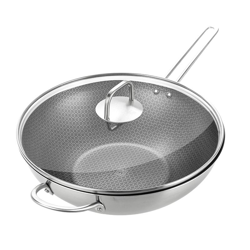 ZWILLING 双立人 Nova Plus系列 炒锅(32cm、不粘、有涂层、304不锈钢)