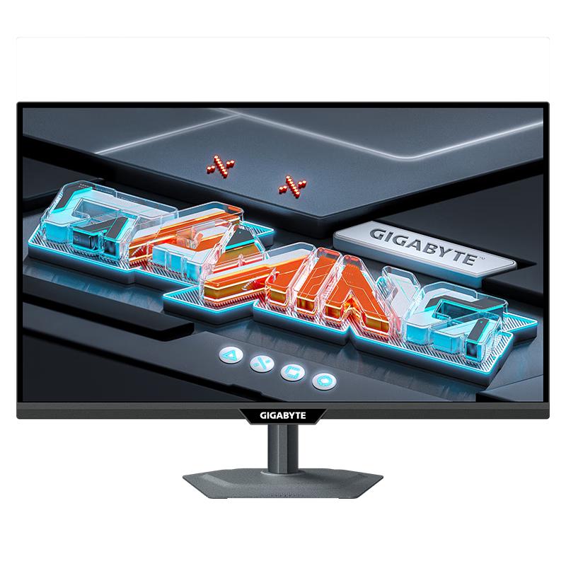 技嘉（GIGABYTE）27吋 SSIPS UHD显示器 160Hz 1ms HDR400 HDMI2.1 G-SYNC内置音箱KVM战术电竞Type-c M27UP