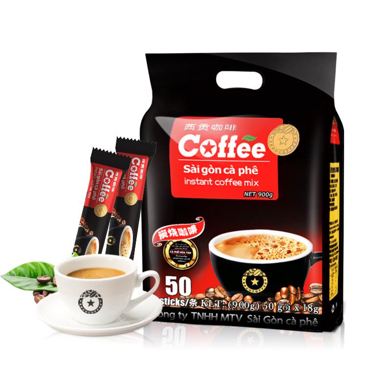 SAGOCAFE 西贡咖啡 炭烧 三合一速溶咖啡 900g