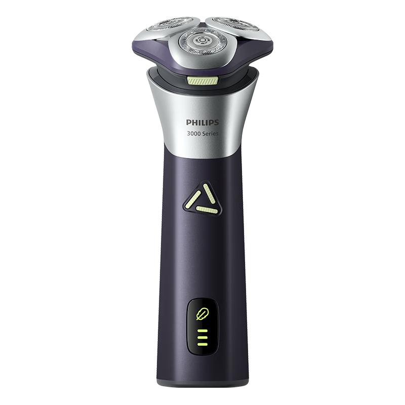  PHILIPS/飞利浦 6D浮动刀头 男士电动剃须刀  紫绿色