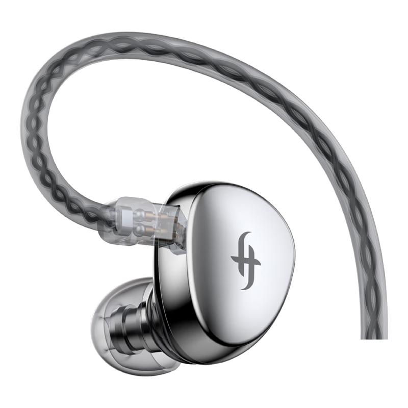 SIMGOT 兴戈 EA500 入耳式挂耳式动圈有线耳机 镜面银 3.5mm