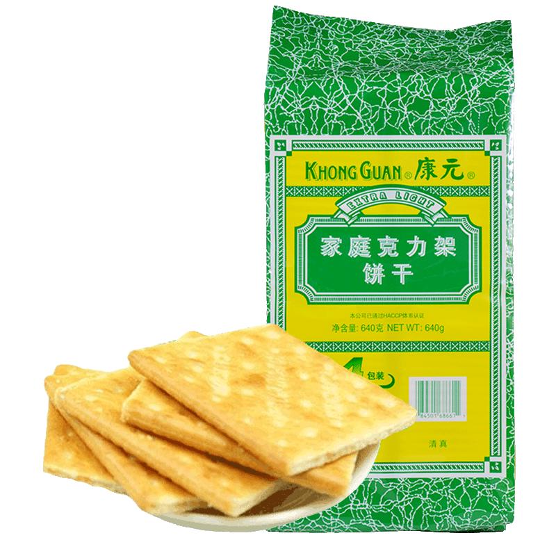 KHONG GUAN 康元 家庭克力架饼干 原味 640g