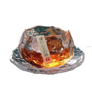 朗特乐 日式初雪锤目纹茶具套 初雪品杯+茶托