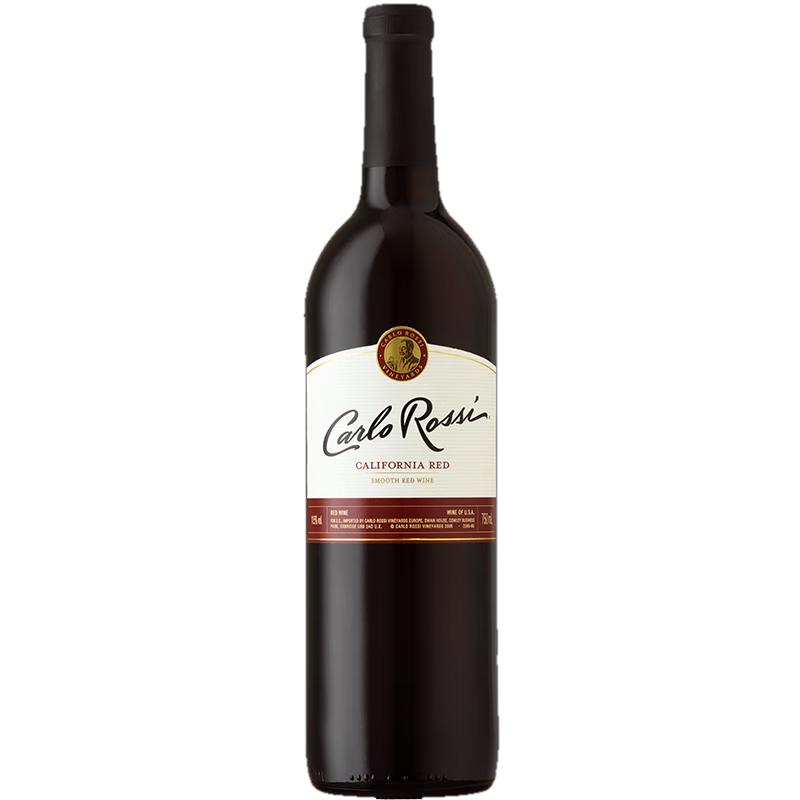 Carlo Rossi 加州乐事 柔顺红 红葡萄酒 750ml