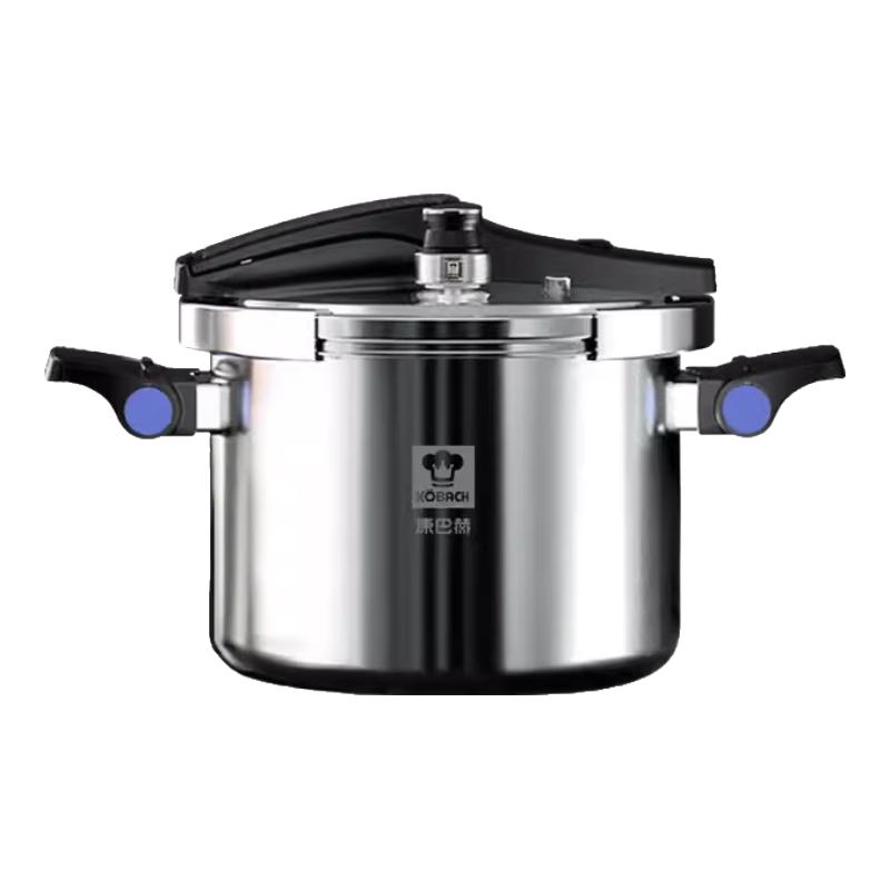 康巴赫高压锅压力锅304不锈钢家用防爆可立锅盖电磁炉燃气灶通用7.5L 120kpa 7重防爆 24cm 7.5L