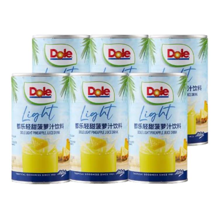 律宾进口轻甜菠萝汁177ml*6罐