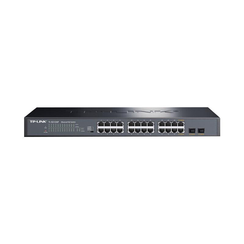 TP-LINK 普联 TL-SG1226P 24口千兆POE+2光口千兆 交换机