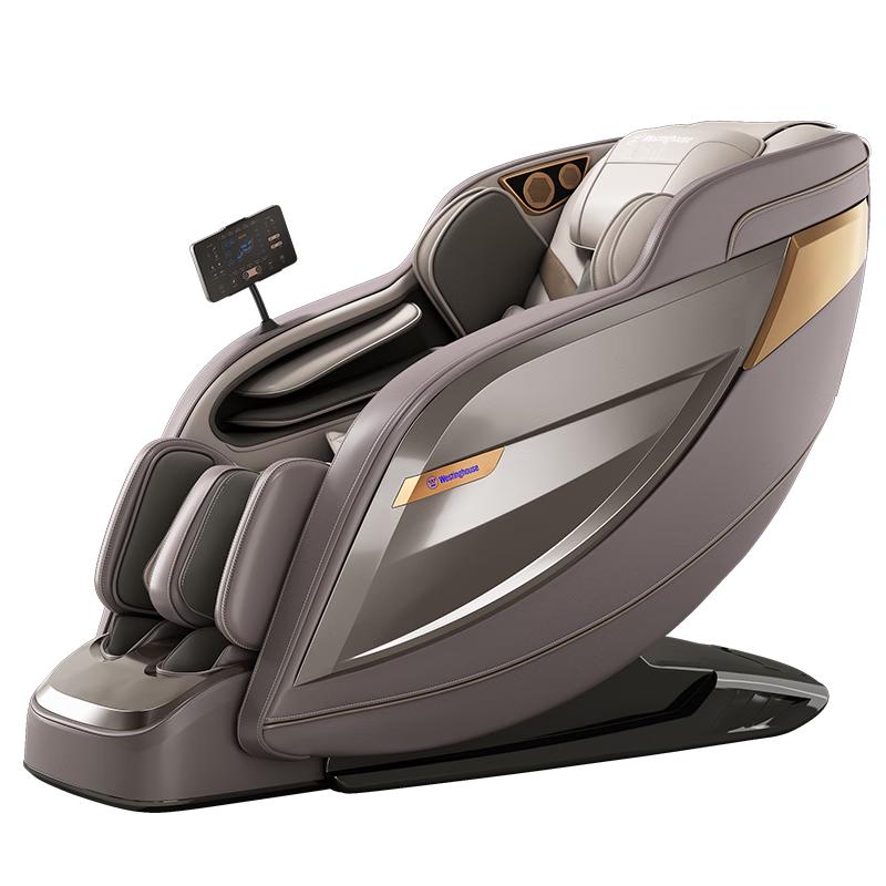 西屋（Westinghouse） S570家用智能电动按摩椅全身按摩全自动太空舱2025十大按摩椅品牌按摩器全自动揉捏全身 拿铁色【，百搭不挑家】