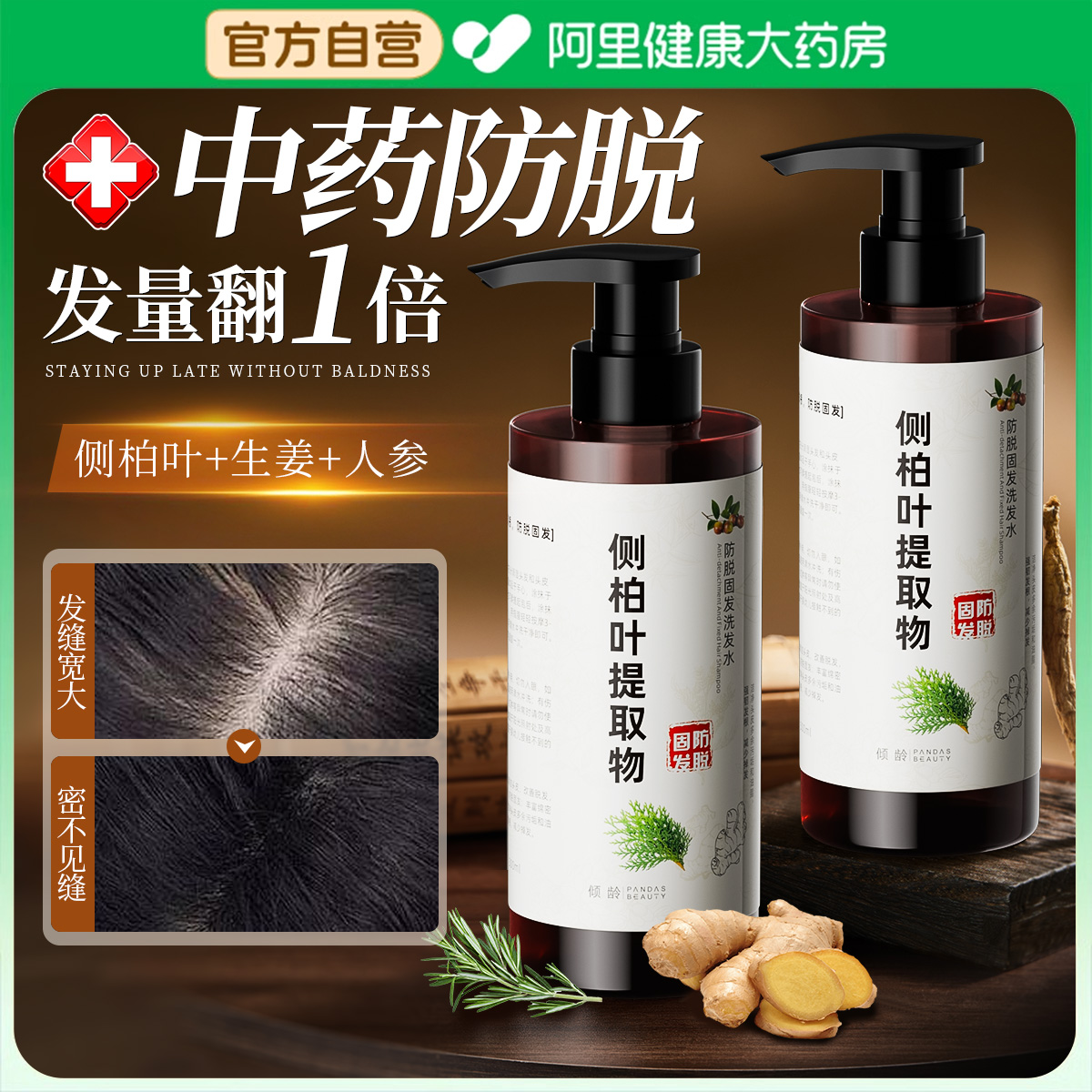 倾龄侧柏叶洗发水 500ml