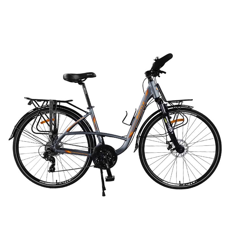  BATTLE/邦德富士达 24速 山地自行车  灰橙【身高160-190】