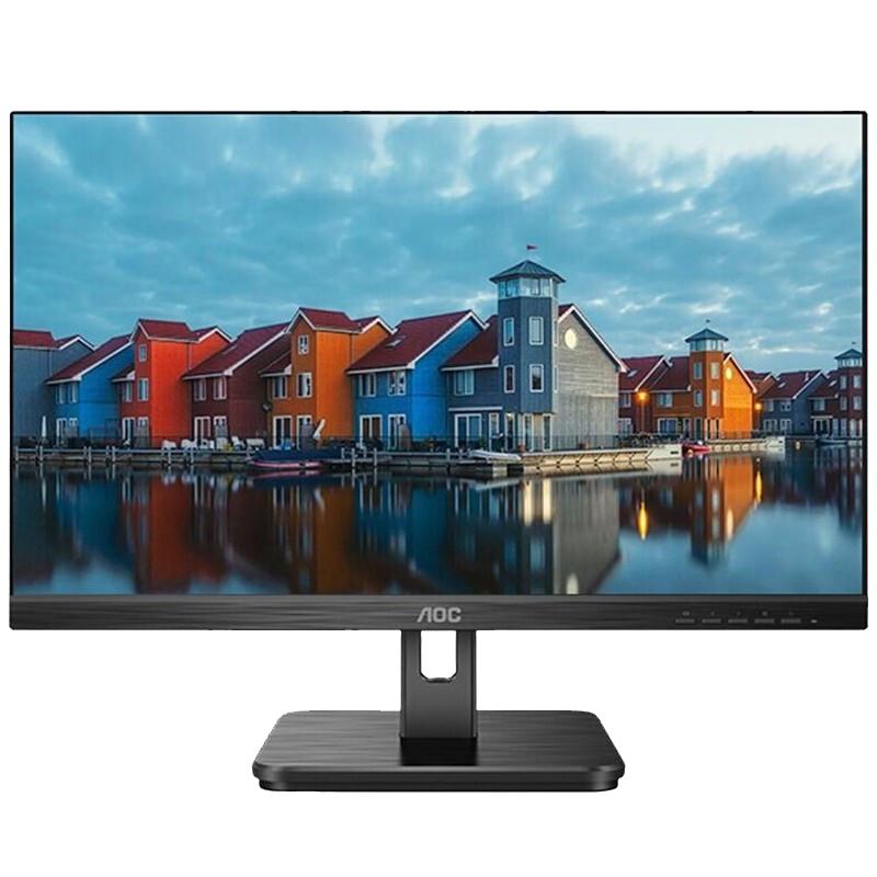 AOC 电脑显示器 21.5英寸全高清 IPS窄边框 22E2H