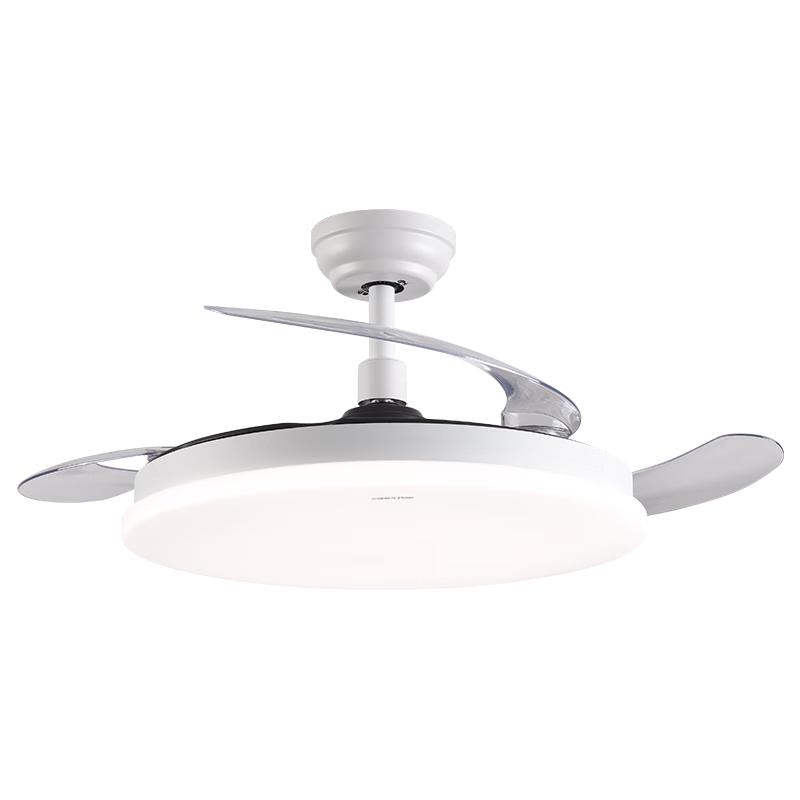 三雄极光风扇灯客厅吊扇灯一体隐形扇叶餐厅灯遥控变频电机 42寸36W三色光 风悦42寸|36W全光谱|三色光