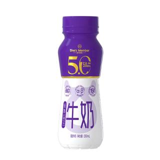 1号会员店 One s Member 5.0g蛋白低脂高钙牛奶 200ml 24瓶