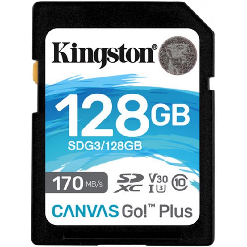 Kingston 金士顿 Canvas Select Plus SD存储卡 128GB (UHS-I、V30、U3)