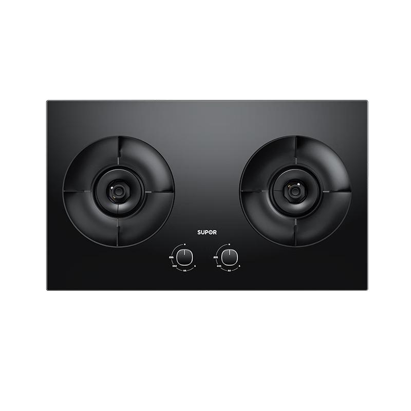 苏泊尔（SUPOR）燃气灶煤气灶具双灶5.2KW猛火 70%高热效率灶台嵌入式可调节底盘DB28S天然气