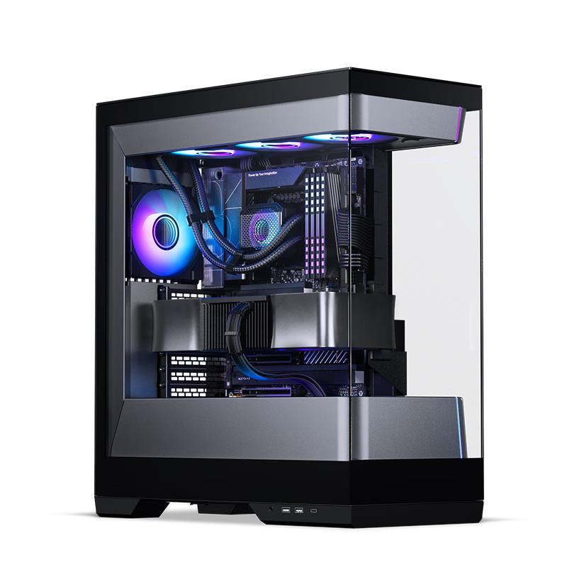 PHANTEKS追风者EVOLV S2 视界之窗黑色台式电竟电脑海景机箱（配120风扇*4/360水冷位/隐藏线材/5090） S2-视界之窗黑色标准版