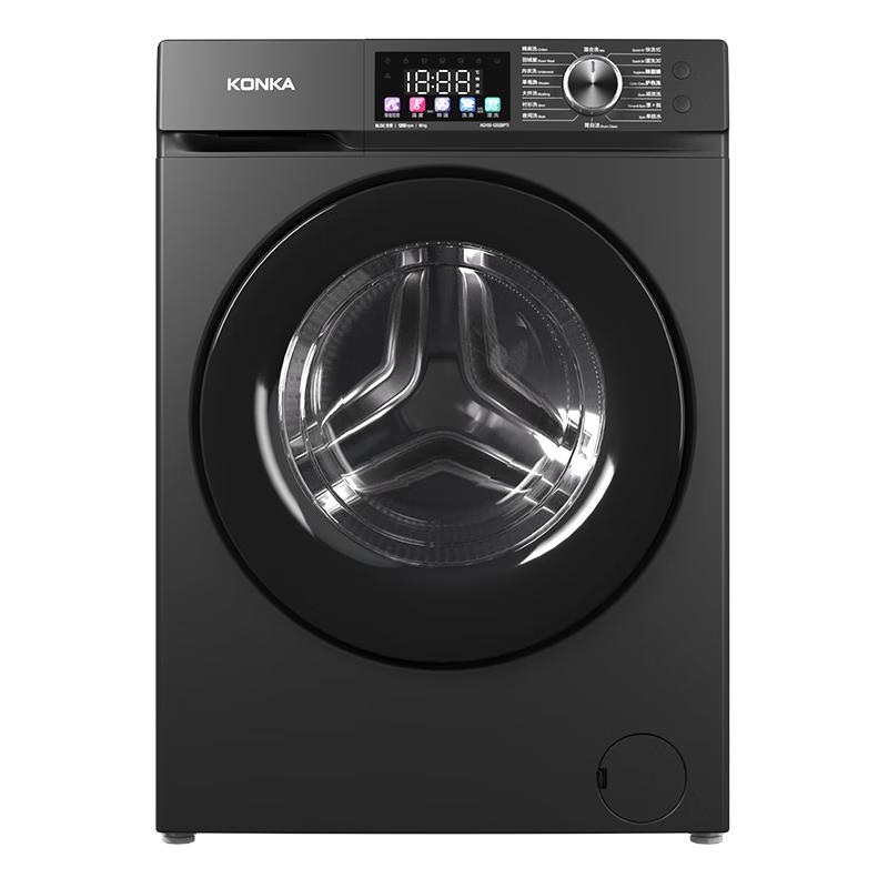 康佳10公斤滚筒家用全自动洗衣机超薄嵌入 变频大容量 智能投放 深层除菌净螨 一级能效KG100-1202BPTI