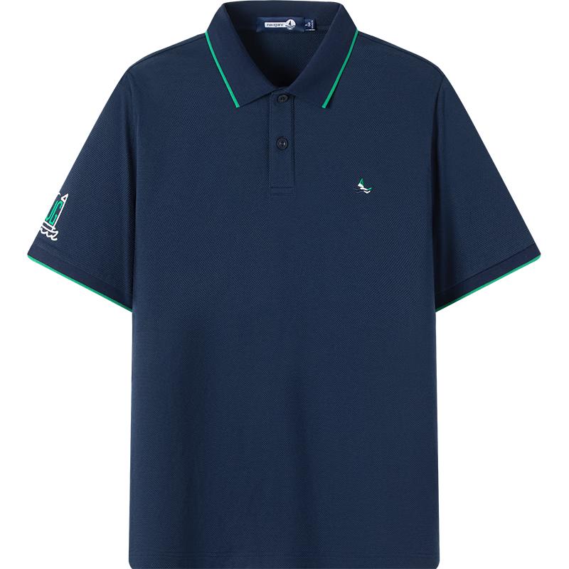 Navigare意大利小帆船男士polo衫25夏季新品休闲百搭短袖体恤衫凉感上衣男