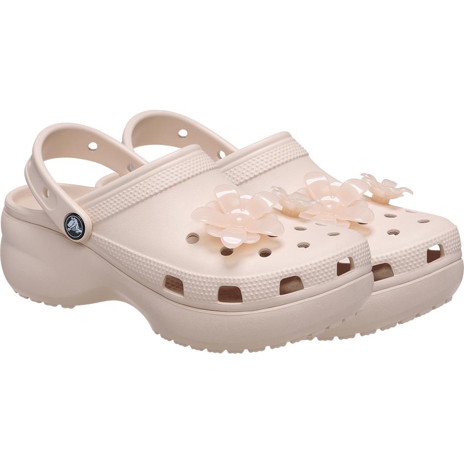 卡骆驰 经典冰花云朵洞洞鞋时尚休闲百搭女鞋