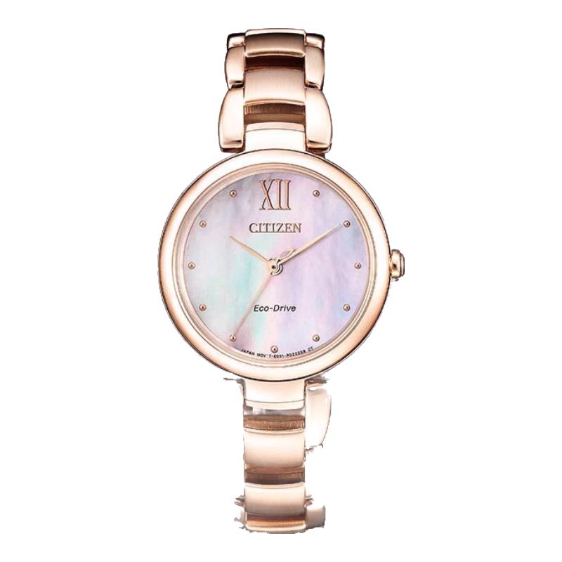 CITIZEN 西铁城 L花语风吟系列 28.8毫米光动能腕表 EM0533-82Y