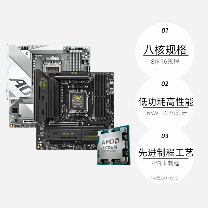  AMD X870E CARBON WIFI 主板CPU套装