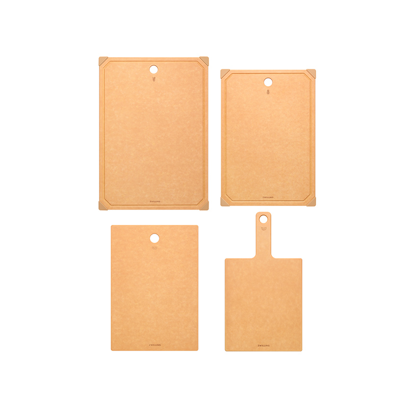 双立人松木纤维砧板2件套家用多功能切菜案板揉面切水果肉案板