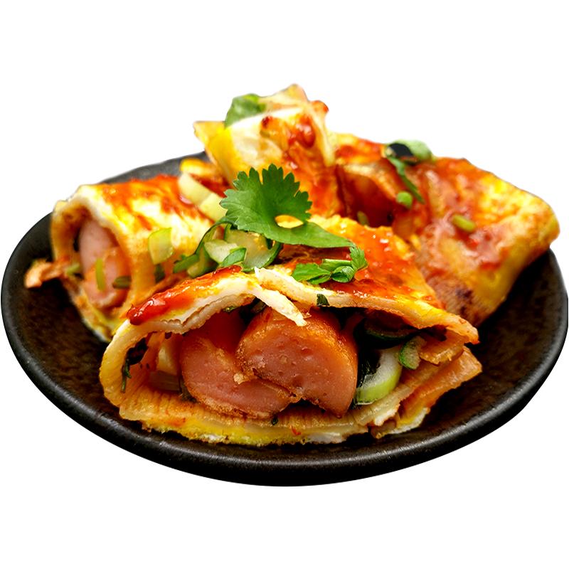 东北大妈东北特色风味烤冷面商用烤冷面皮大片加厚专用烤冷面小吃批发 商用东北烤冷面2000g（25片）