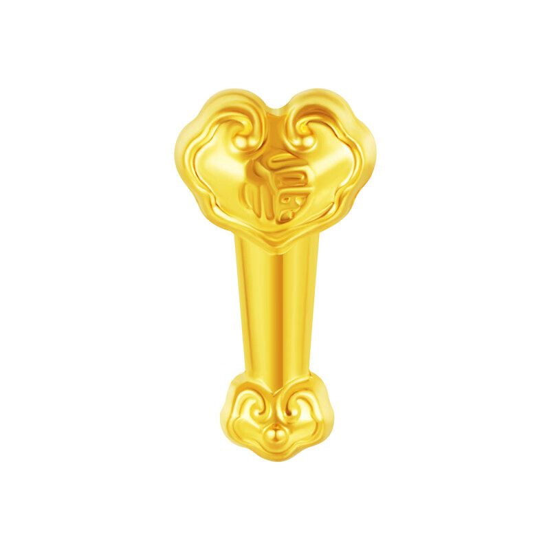 足金金豆中银亿金足金9999实心如意双面储值（多样性发一件