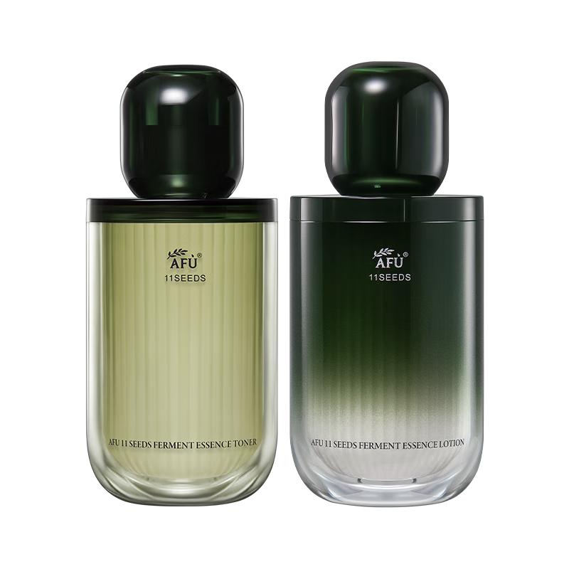 AFU 阿芙 十一11籽水乳套装 微囊精华水120ml+发酵精华乳120ml
