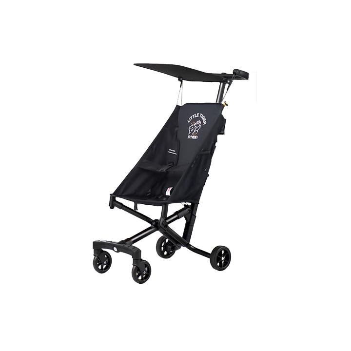 小虎子 储物大空间轻便折叠摇篮口袋溜娃车T18 军绿色