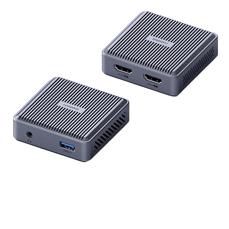 HAGiBiS 海备思 采集卡直播专用视频4K高清ps5环出MS2131相机hdmi器Switch