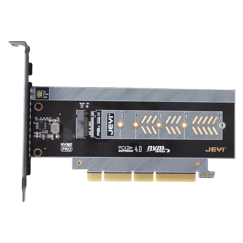 佳翼（JEYI）PCIe转接卡 M.2固态NVME硬盘转接卡兼容 部分PCIe5.0向下兼容PCIe4.0/3.0 转M2 NVMe扩展卡 