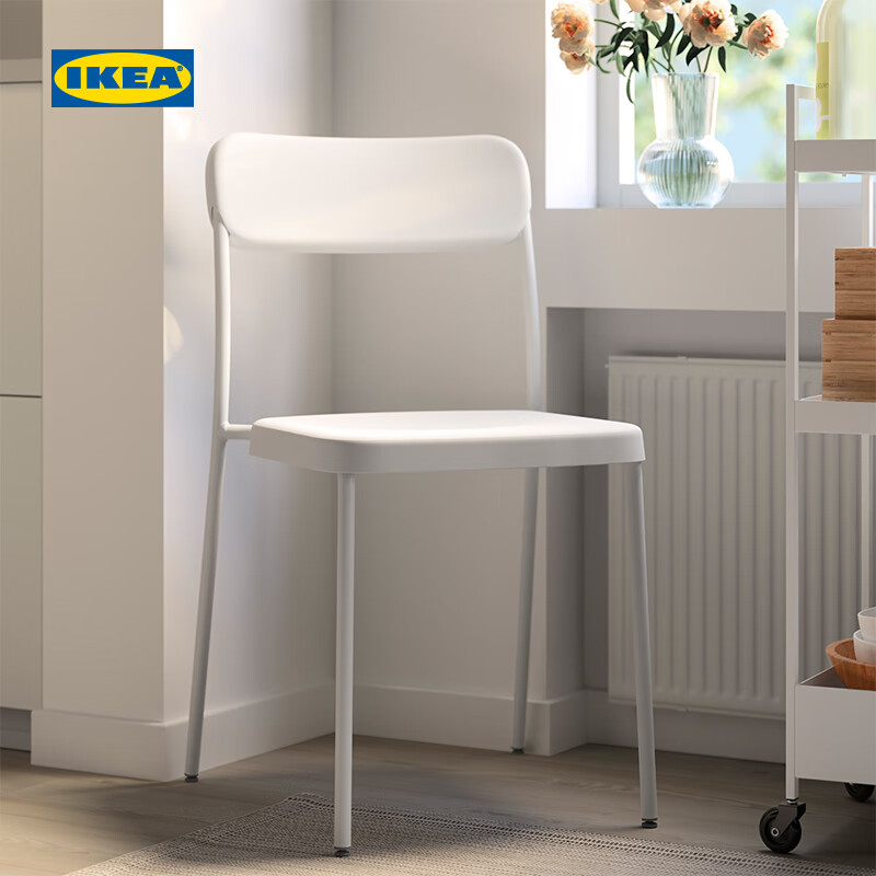  IKEA/宜家 靠背椅  白色
