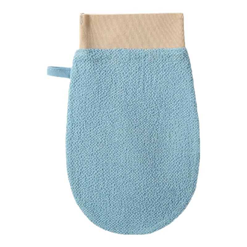 三利薄款搓澡巾家用强力搓泥粗砂洗澡男女士不伤皮肤搓澡 靛蓝【1个装】搓澡巾