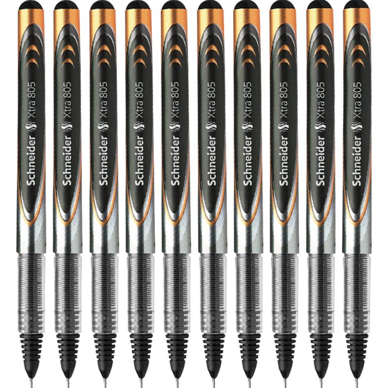 施耐德电气 Schneider 施耐德 805 中性笔 (黑色、0.5mm、10支装 )