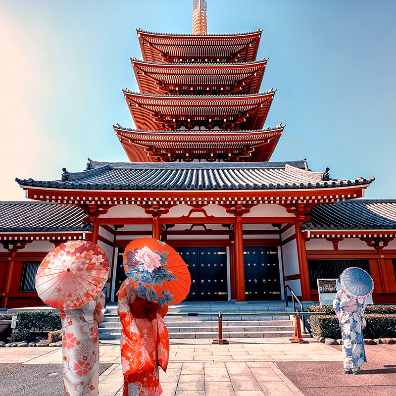 日本旅游6天5晚私家小团  体验富士山网红景点-邂逅萌鹿大阪奈良京都三古都游览 畅玩双乐园 1月29日 四星酒店