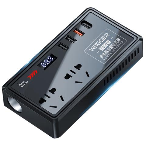 WITGOER 智国者 ITGOER 智国者 车载逆变器12v24V转220v大功率200W点烟转换器数显插头插座汽车