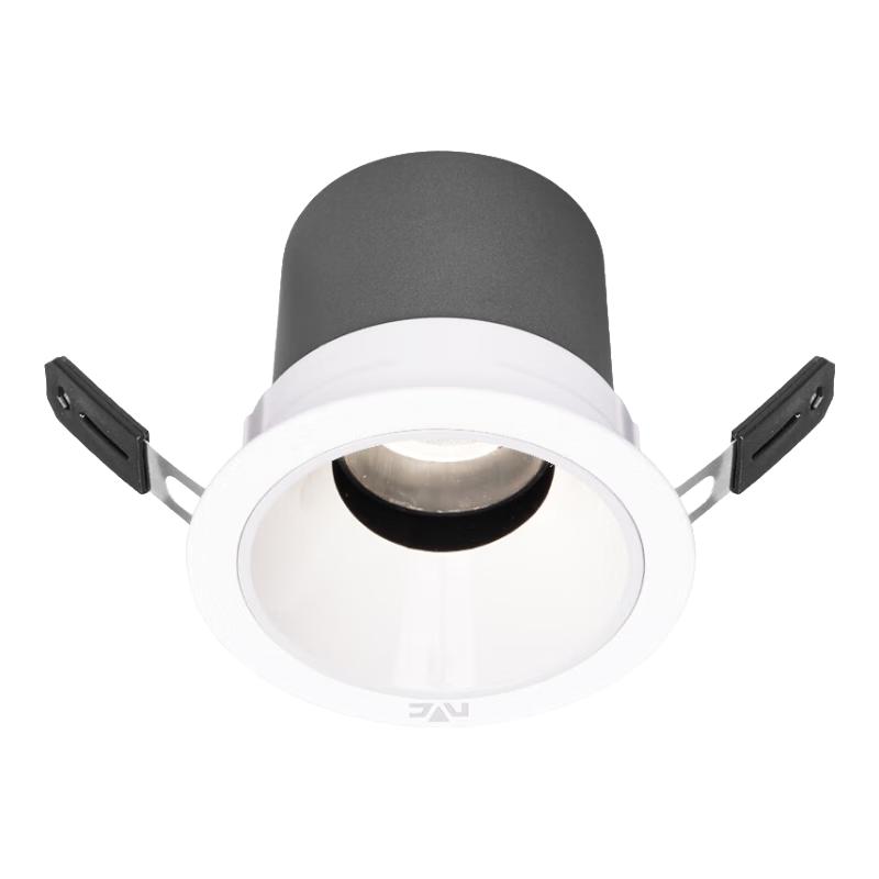 雷士 NVC   Lighting照明 雷士 NVC   Lighting射灯led防眩超薄筒灯嵌入式天花灯小山丘背景墙客厅卧室孔灯 莲华-7W暖白光-开孔75mm