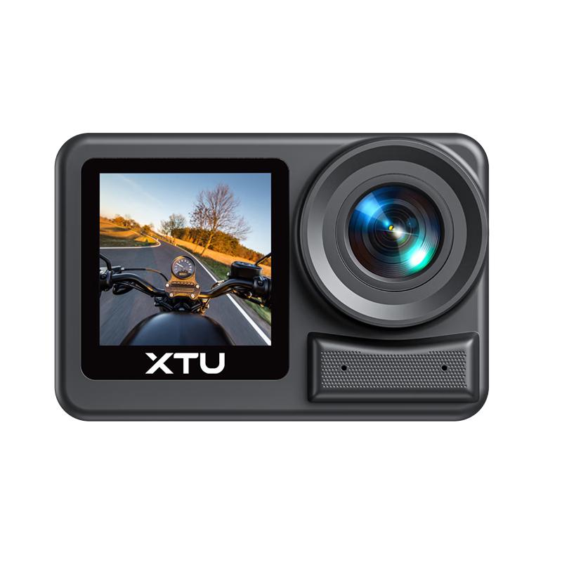 骁途S6Pro摩托车行车记录仪4K超级夜拍防抖运动相机摄像机 标配版 无内存卡