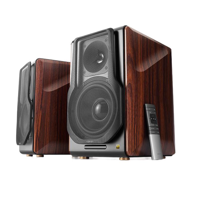 EDIFIER 漫步者 S3000 2.0声道 居家 HiFi音箱 棕色