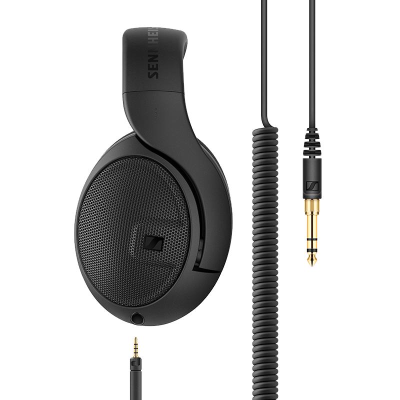 森海塞尔（Sennheiser） HD 400 PRO 有线头戴开放式监听耳机 专业录音室参考级耳机 黑色