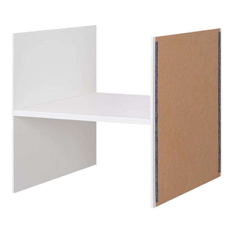 宜家（IKEA）KALLAX卡莱克抽屉柜配件家用杂物收纳储物柜家用 插件带一搁板白色33x33 厘米