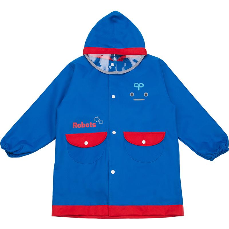 开学季柠檬宝宝儿童雨衣男女童小雨披中大童带书包位宝宝雨具