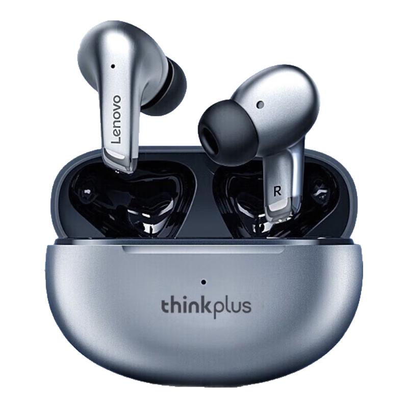 thinkplus LP5 入耳式真无线动圈降噪蓝牙耳机 灰色