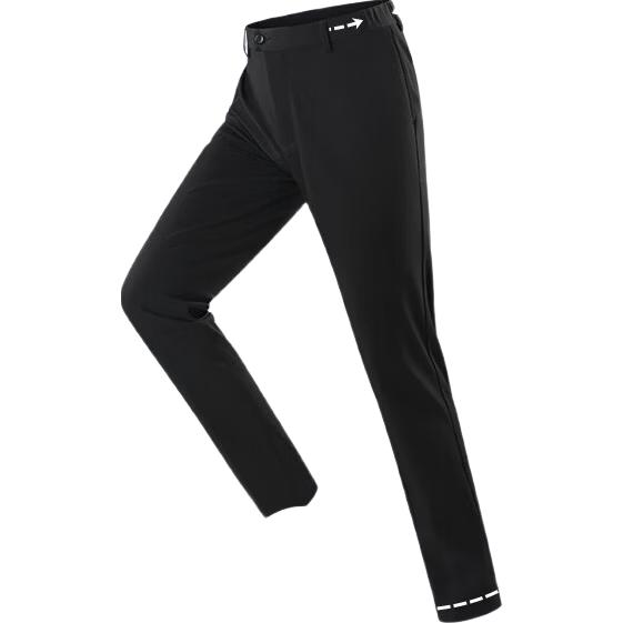 京东京造西裤男商务休闲裤男裤子正装抗皱七夕情人节礼物男 黑3XL