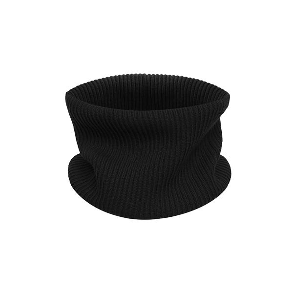 配饰纯色简约坑条羊毛针织围脖保暖围巾