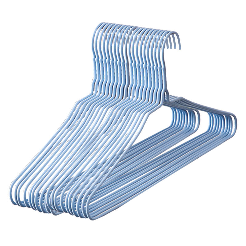 茶花防滑晾衣架无痕衣挂撑衣服挂架衣撑子宿舍房屋家用衣架20只