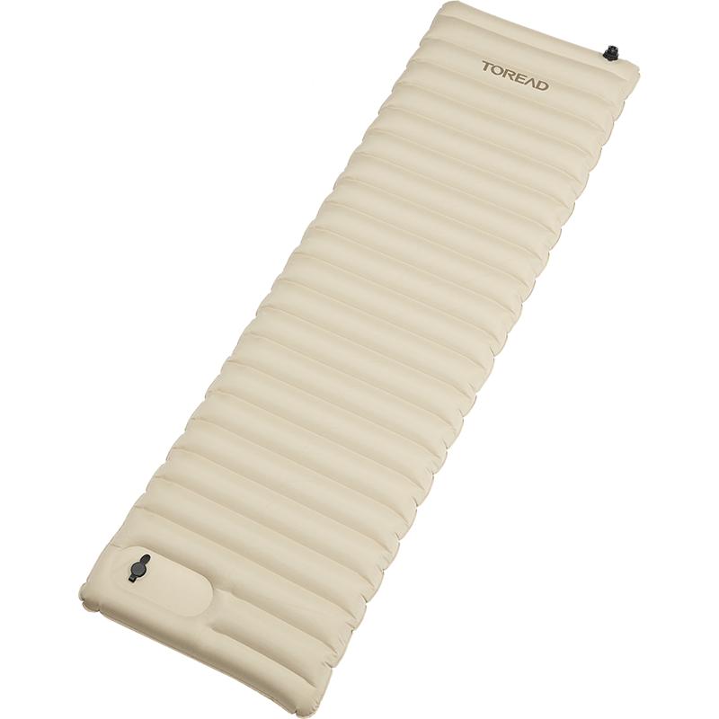 户外方便易收纳踩压式自动单人充气垫