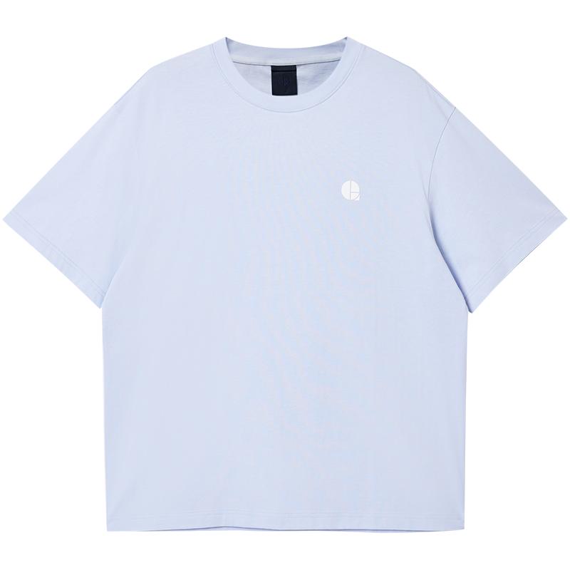 杰克琼斯男装2025年夏季反光字母男士短袖T恤胶印打底衫宽松